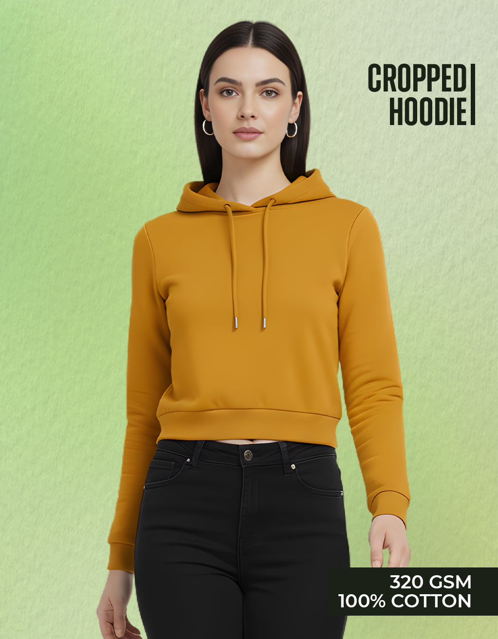 Women's Cropped Hoodie