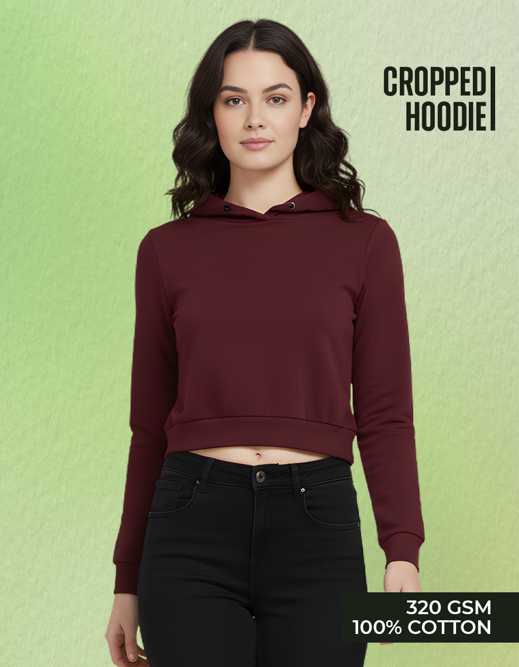 Women's Cropped Hoodie