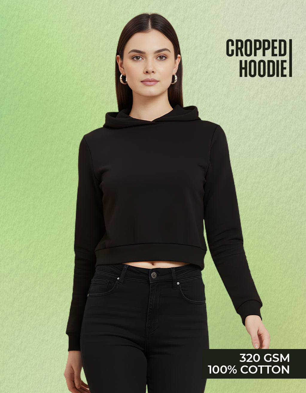 Women's Cropped Hoodie