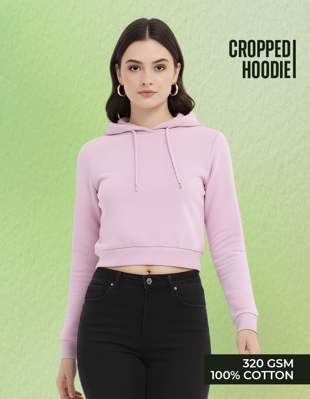 Women's Cropped Hoodie
