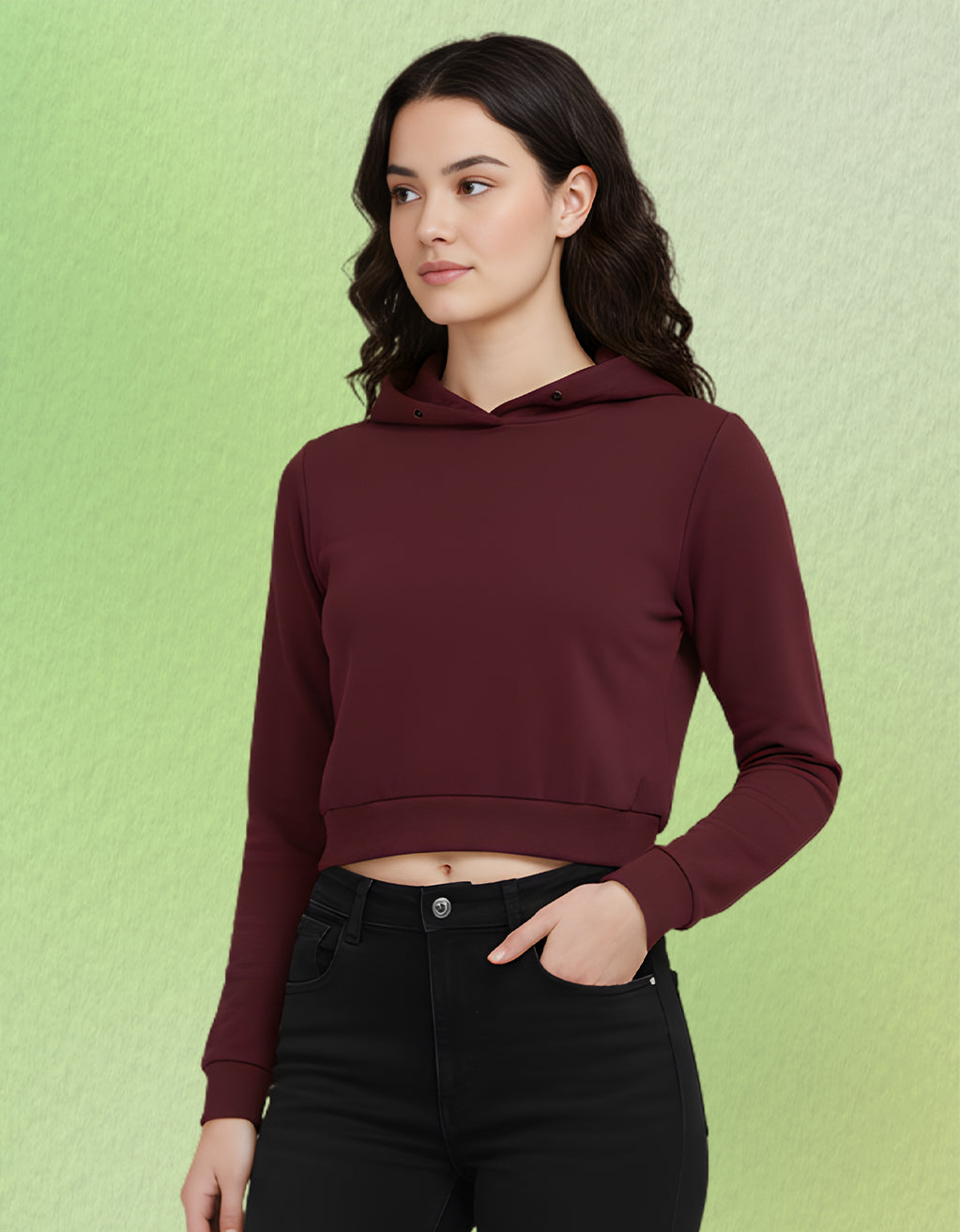 Women's Cropped Hoodie