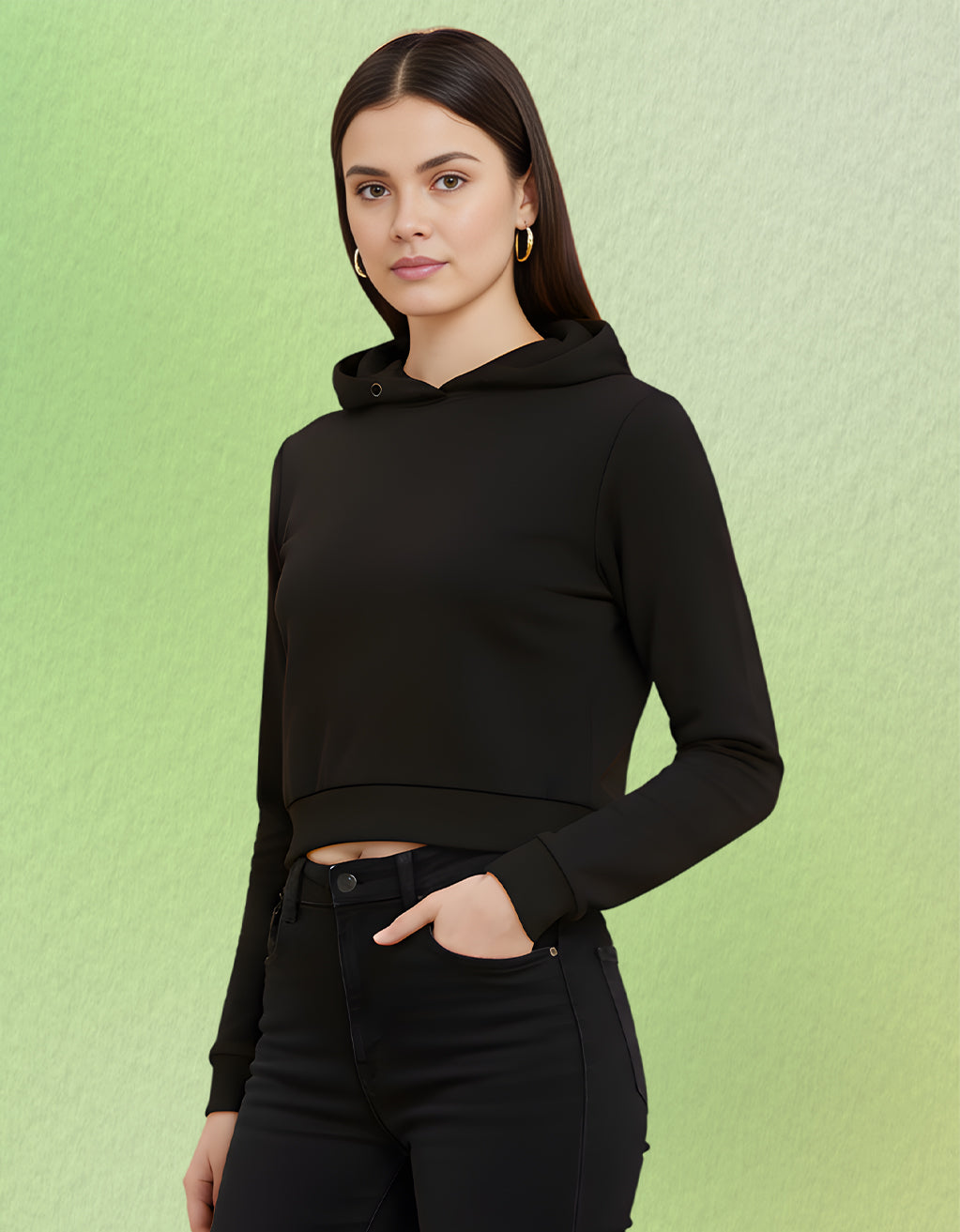 Women's Cropped Hoodie