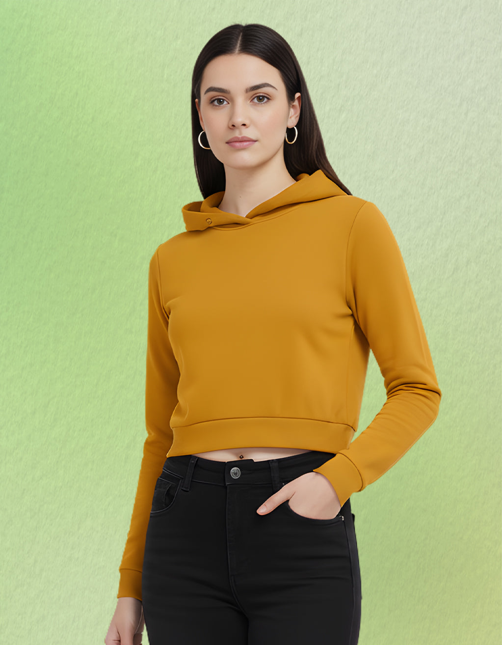 Women's Cropped Hoodie