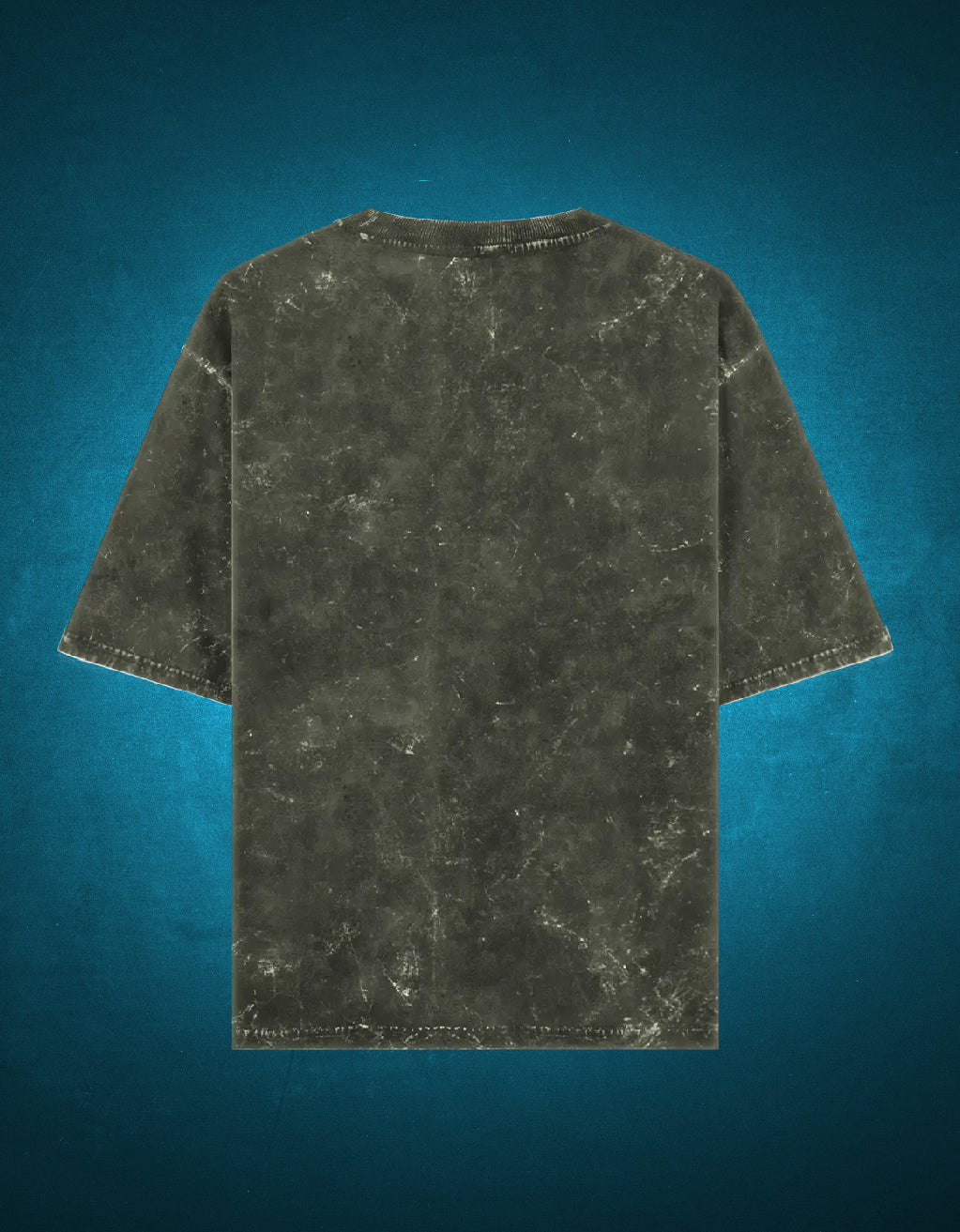 Men's Acid Washed Oversized Tee (Olive Green)