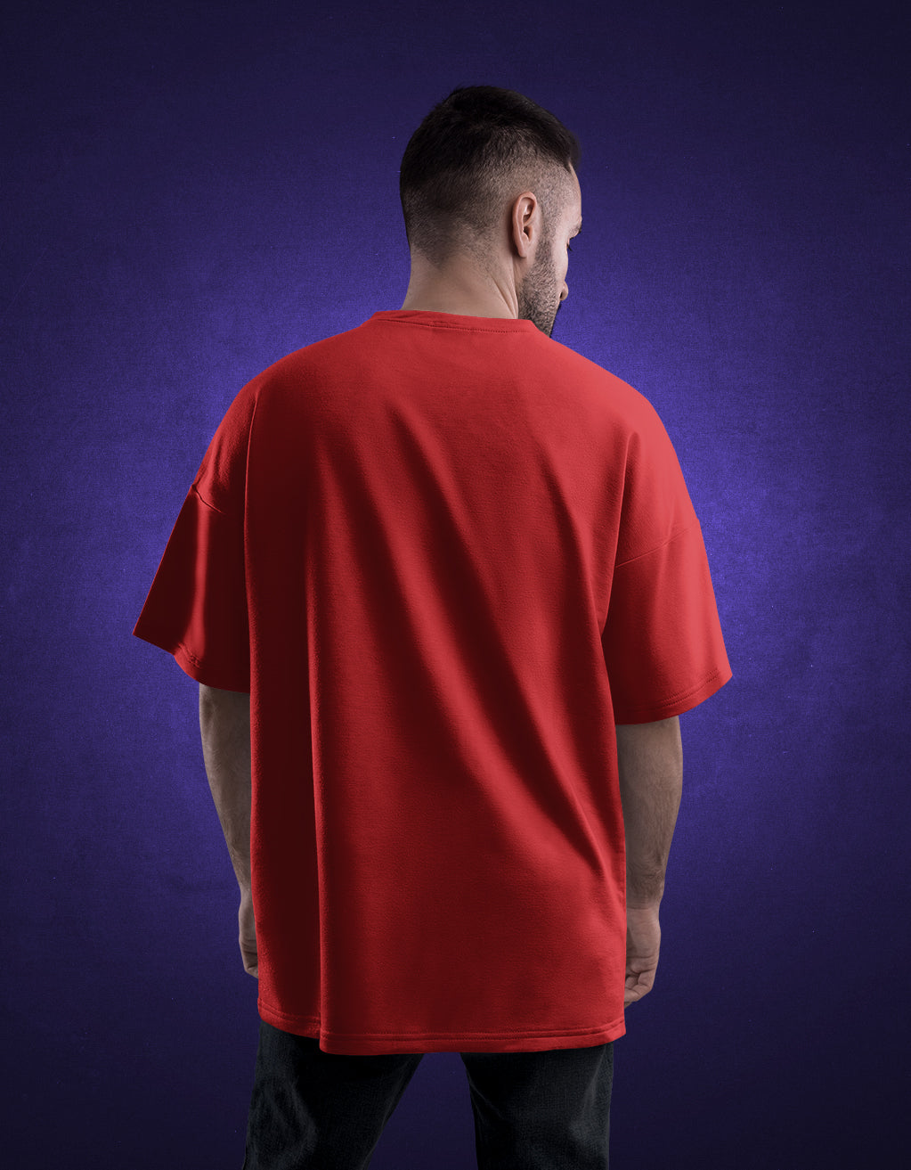 Men's Oversized T-Shirt (Red)