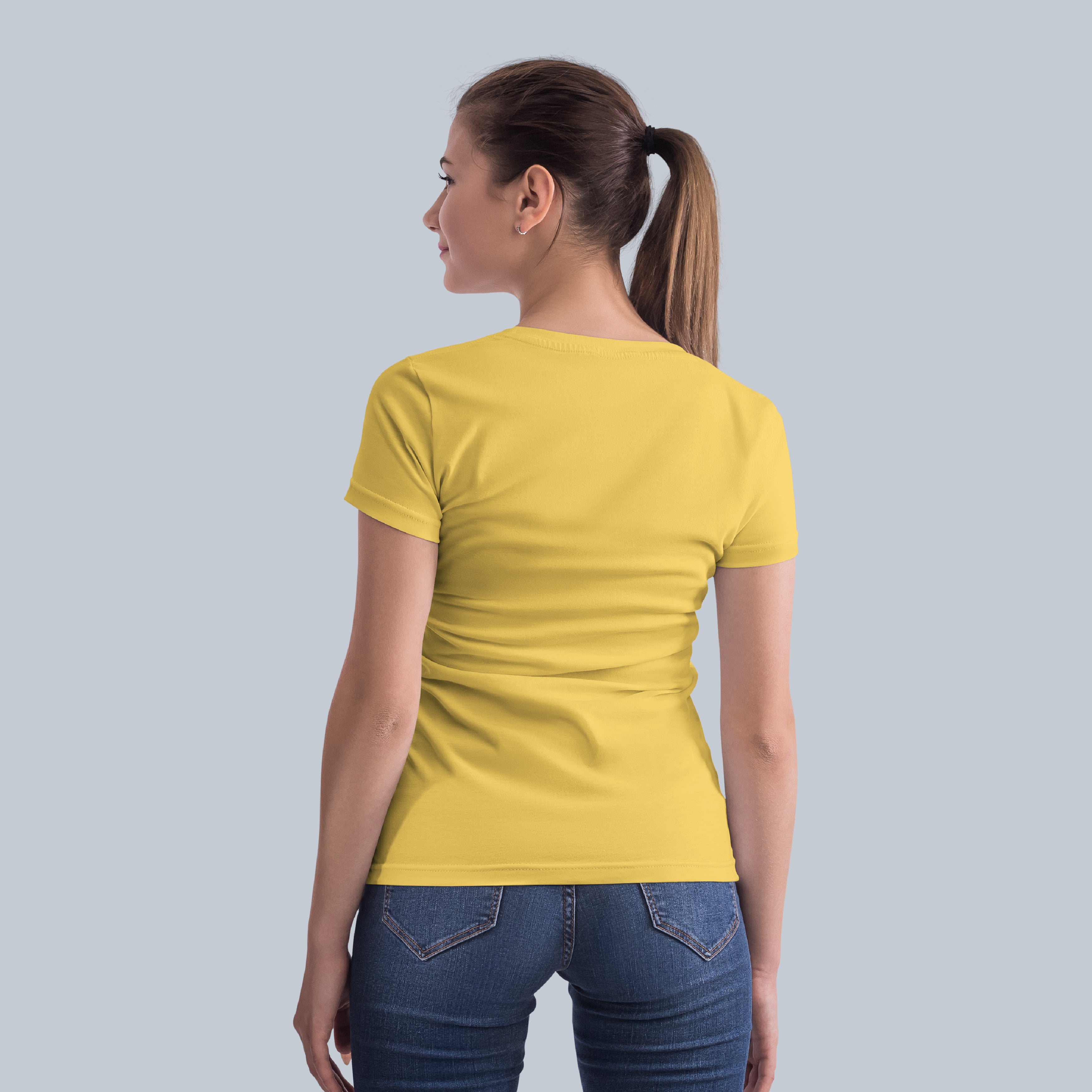 Astryx Women’s Classic T-shirt (Golden Yellow)