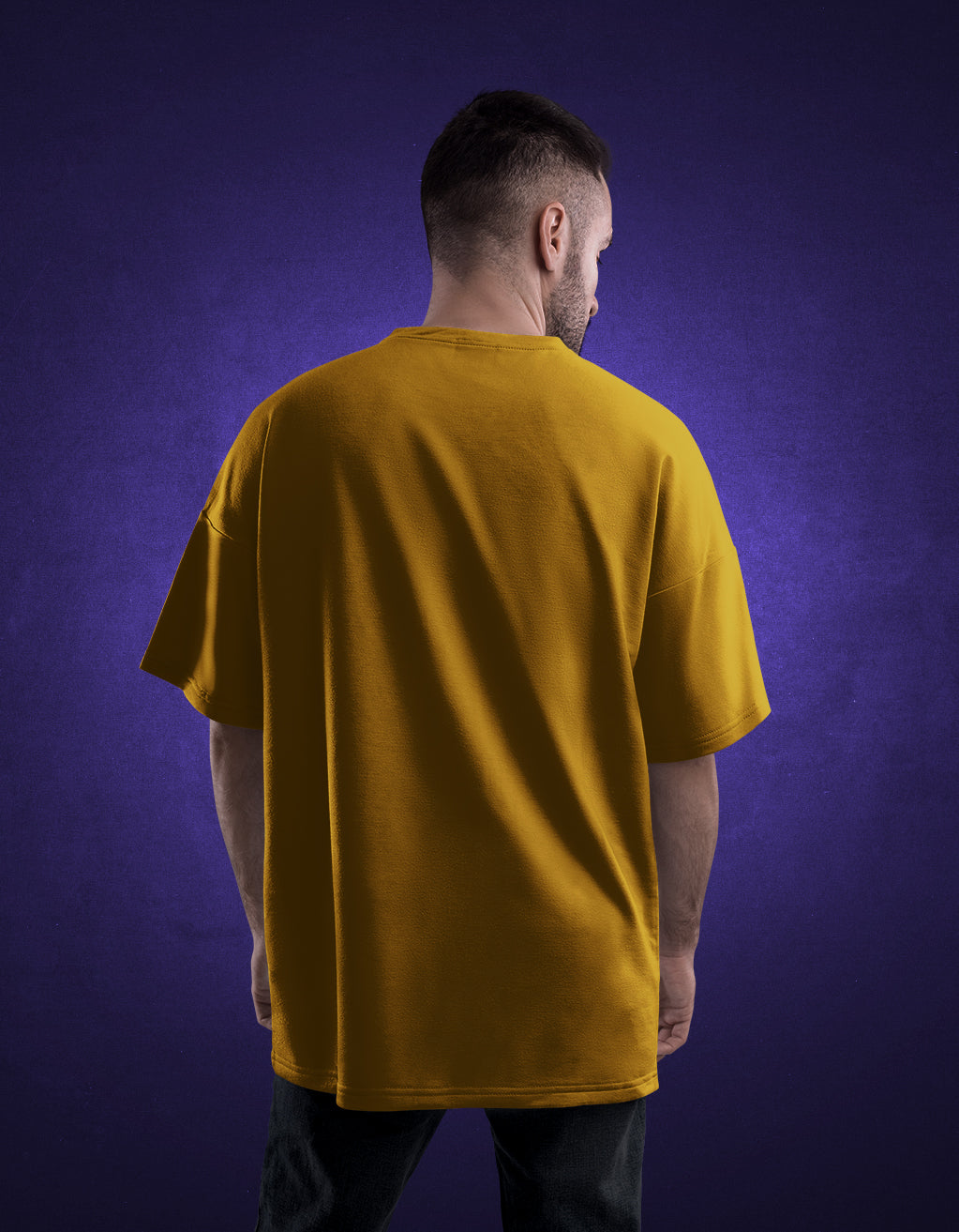 Men's Oversized T-Shirt (Mustard Yellow)