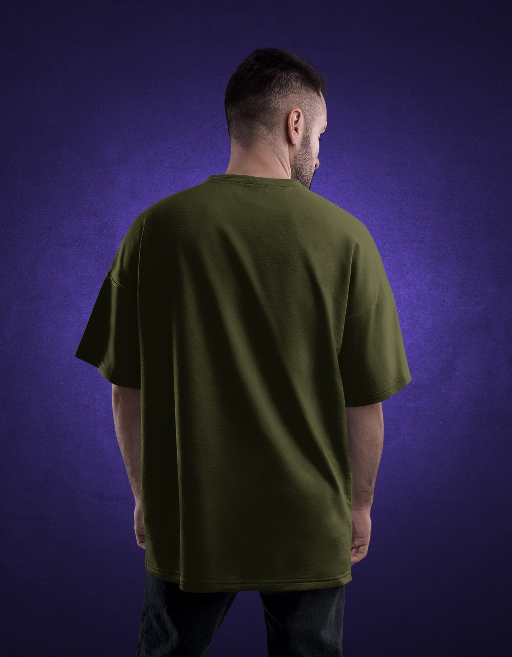 Men's Oversized T-Shirt (Olive Green)
