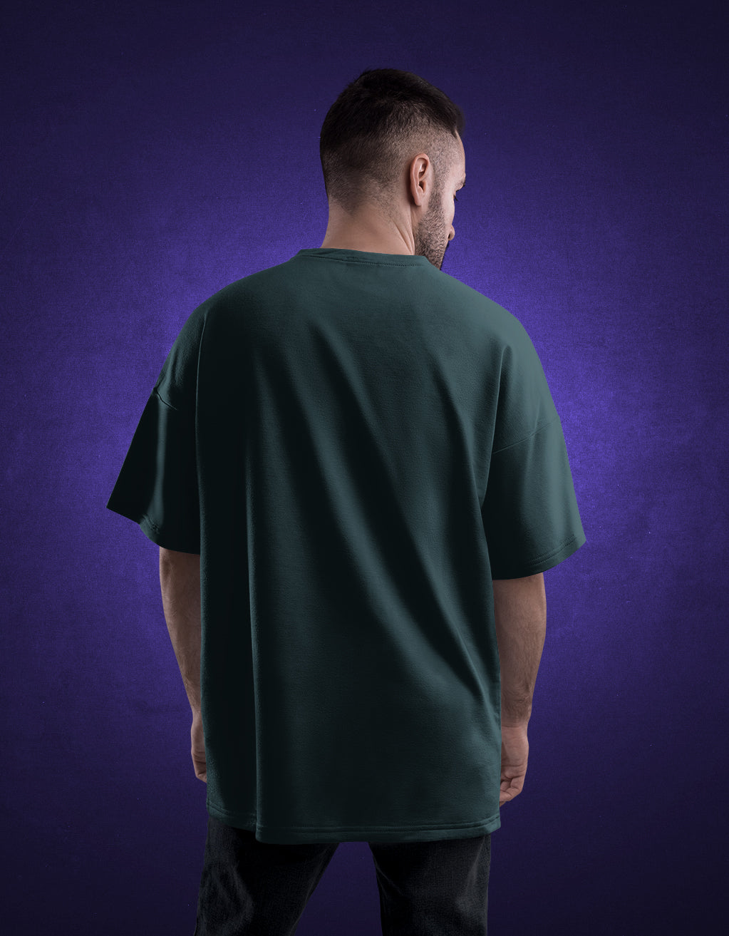 Men's Oversized T-Shirt (Petrol Blue)