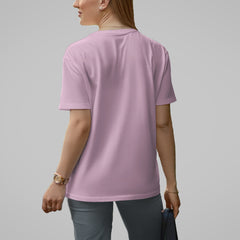 Astryx Women's Oversized T-shirt (Light Pink)