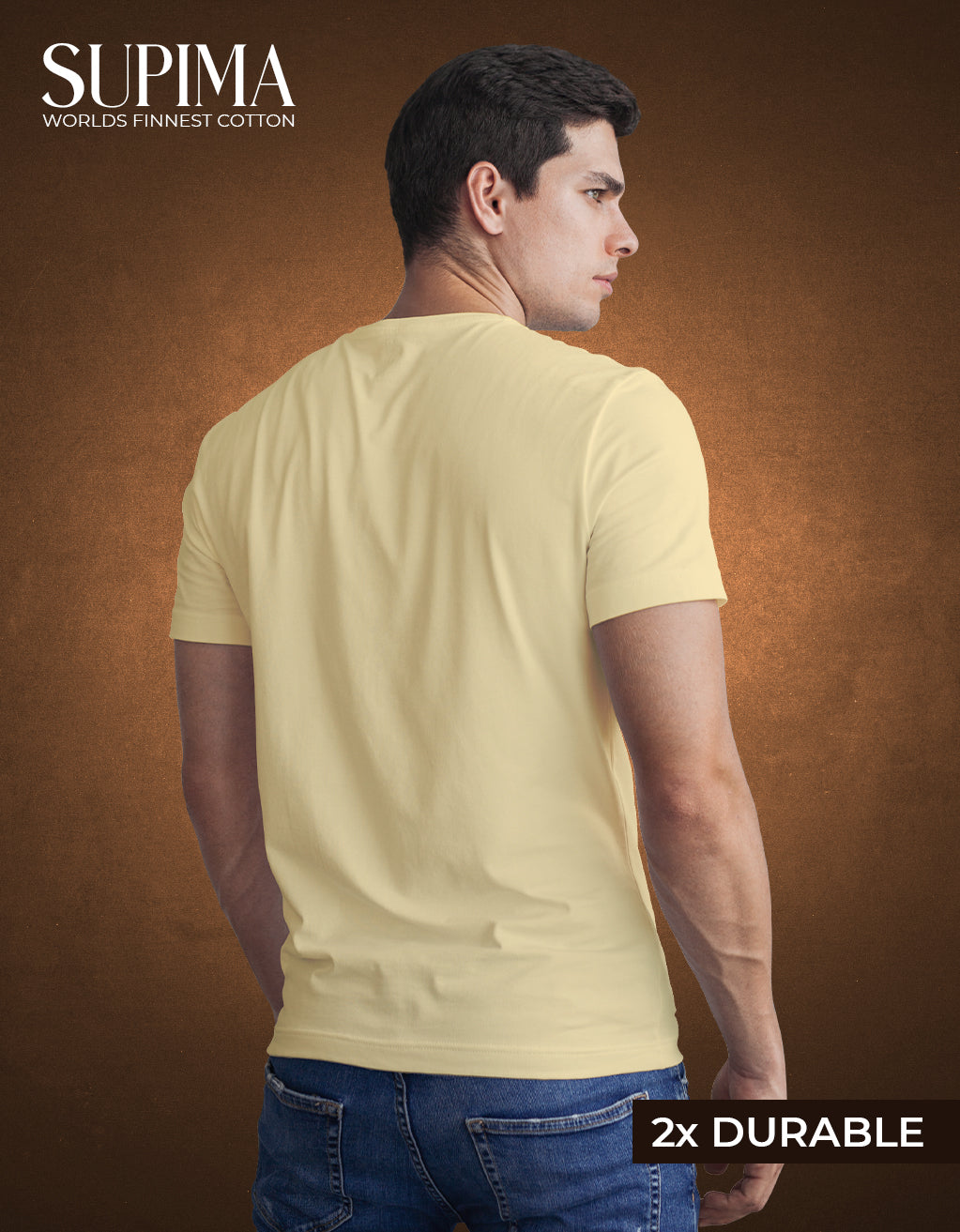 Men's Supima T-Shirt (Beige)