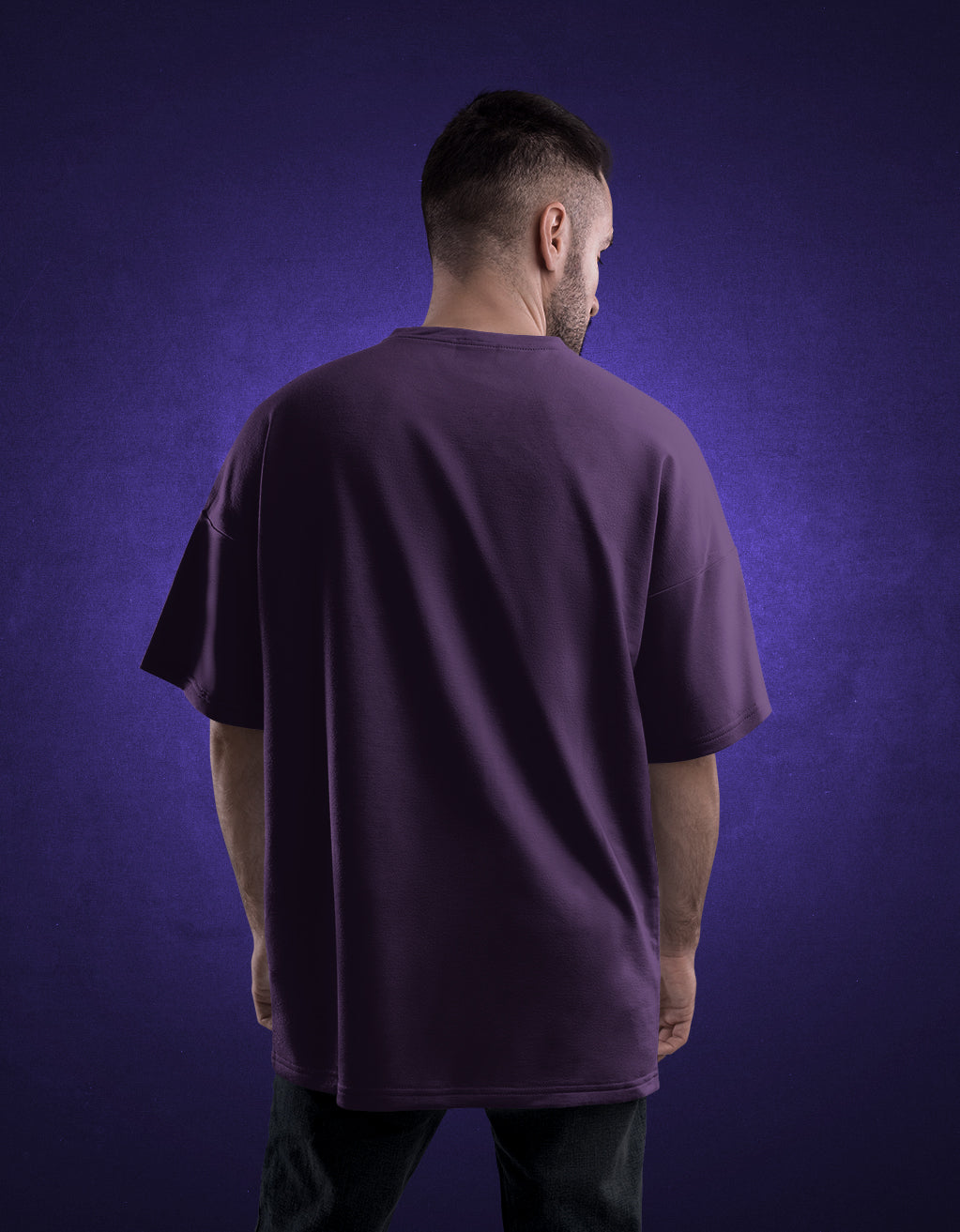 Men's Oversized T-Shirt (Purple)