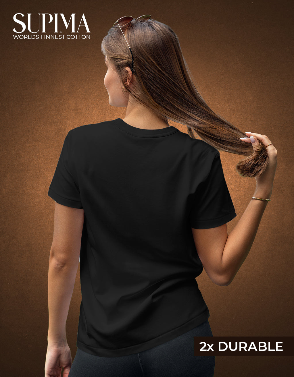 Women's Supima T-Shirt (Black)