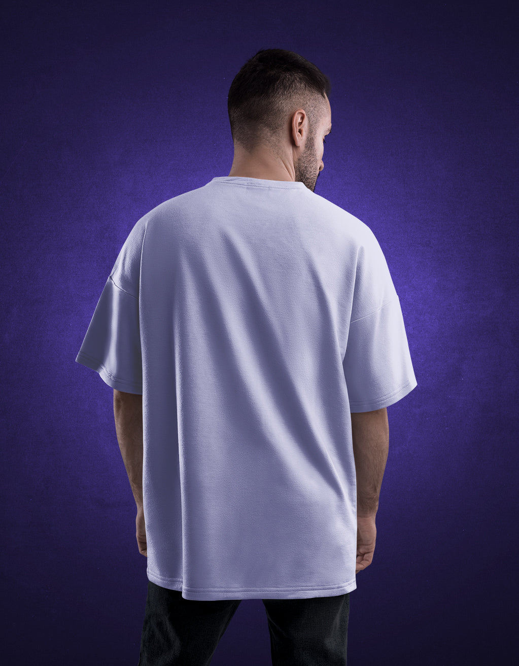 Men's Oversized T-Shirt (Lavender)