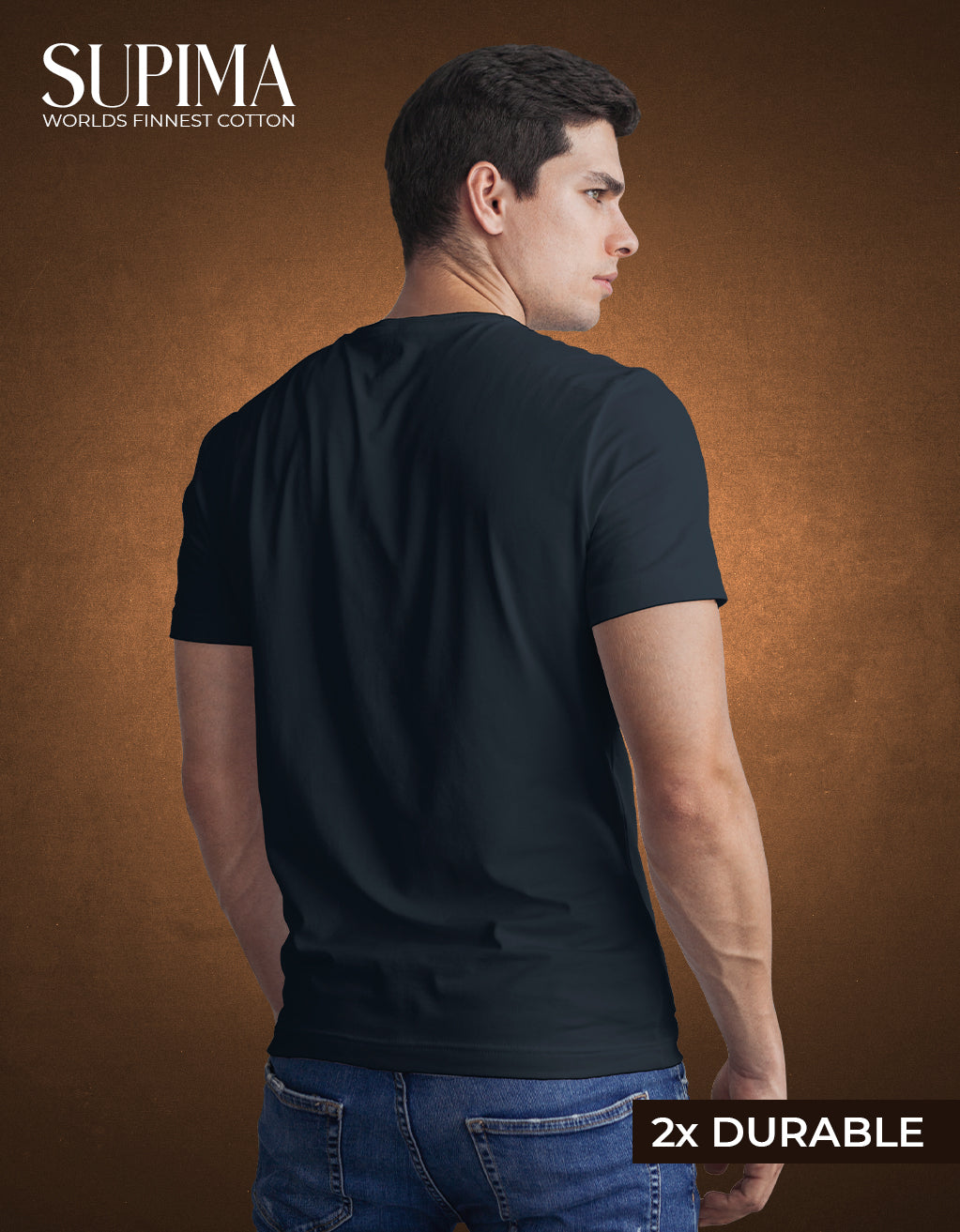 Men's Supima T-Shirt (Navy Blue)