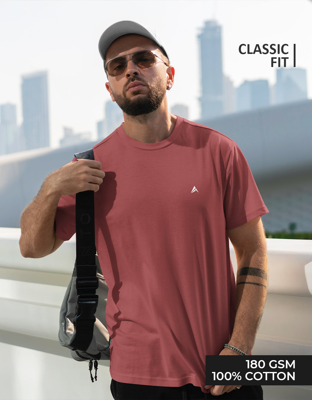 Men's Classic T-Shirt (Coral)