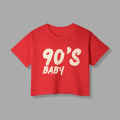 Astryx Women’s 90's Baby Crop Top