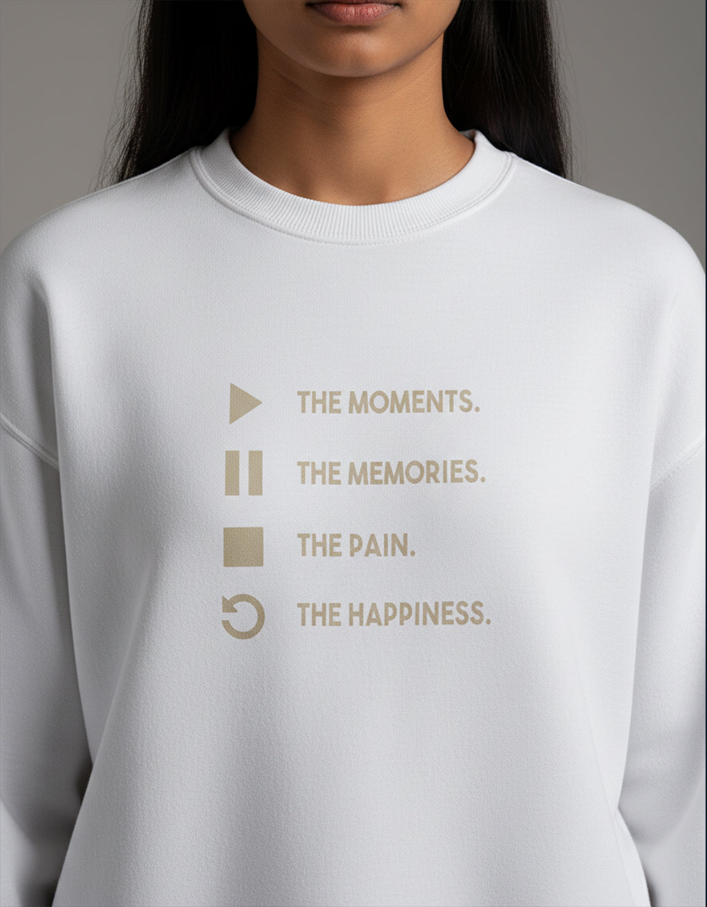 Women's Oversized Sweatshirt (Music)
