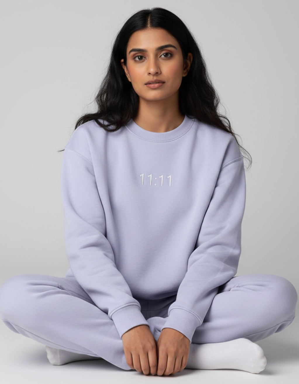 Women's Oversized Sweatshirt (11:11) - 6 Colours - Embroidery