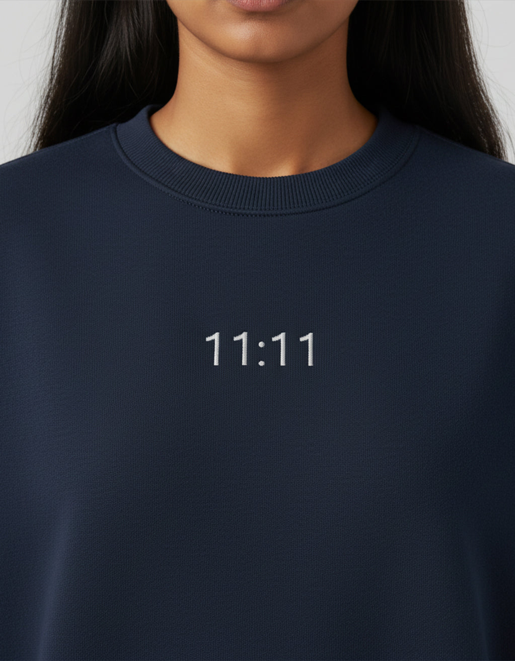 Women's Oversized Sweatshirt (11:11) - 6 Colours - Embroidery