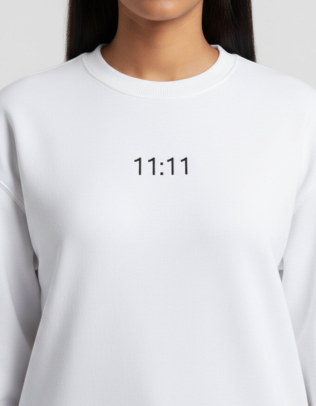 Women's Oversized Sweatshirt (11:11) - Embroidery