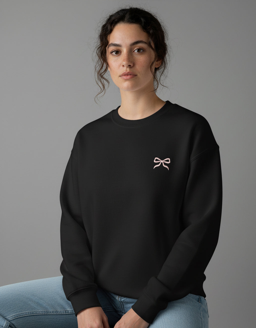 Women's Oversized Sweatshirt (Bow)