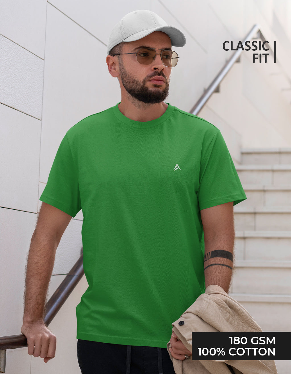 Men's Classic T-Shirt (Flag Green)
