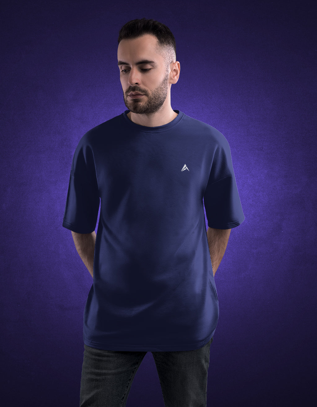Men's Oversized T-Shirt (Royal Blue)