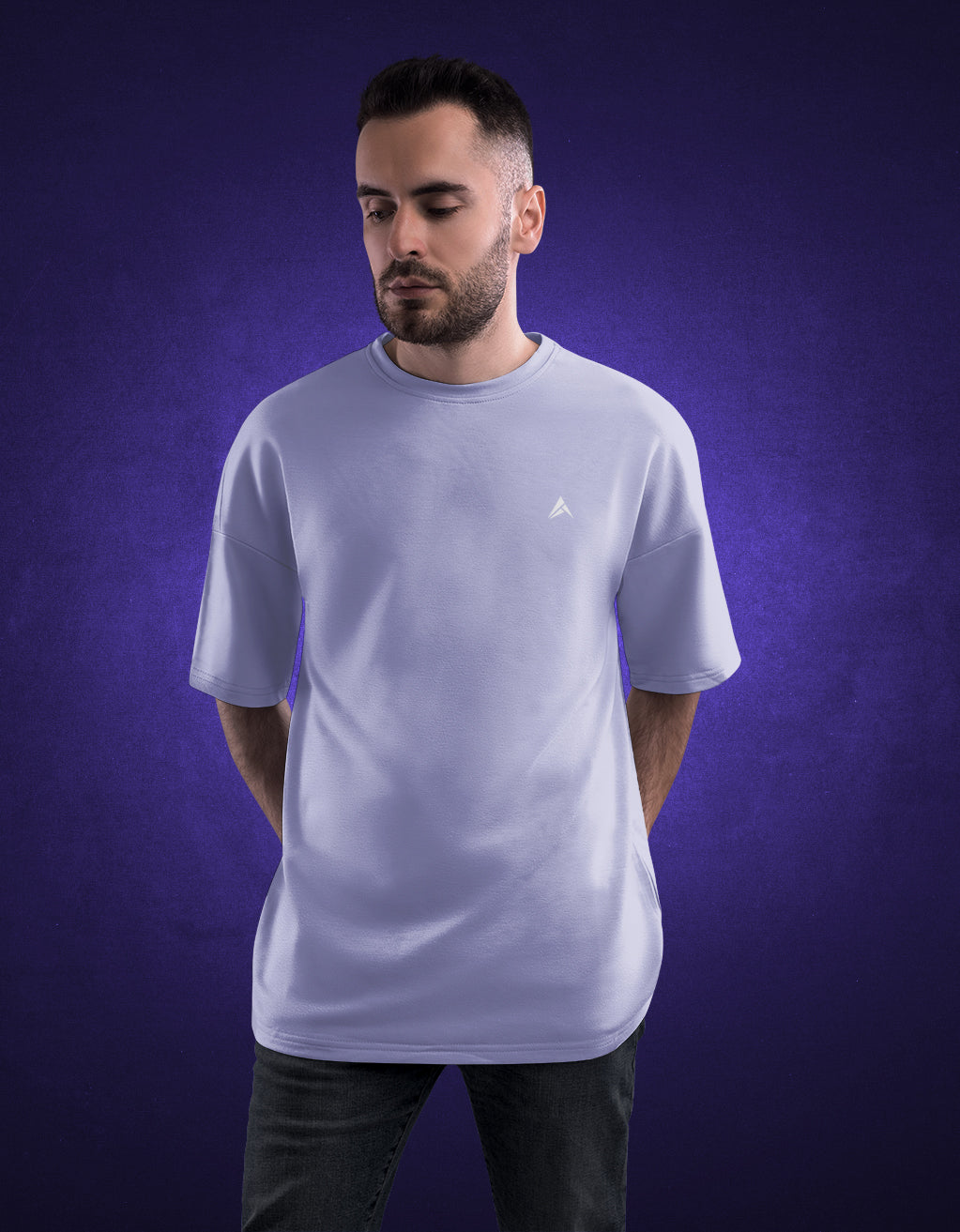 Men's Oversized T-Shirt (Lavender)