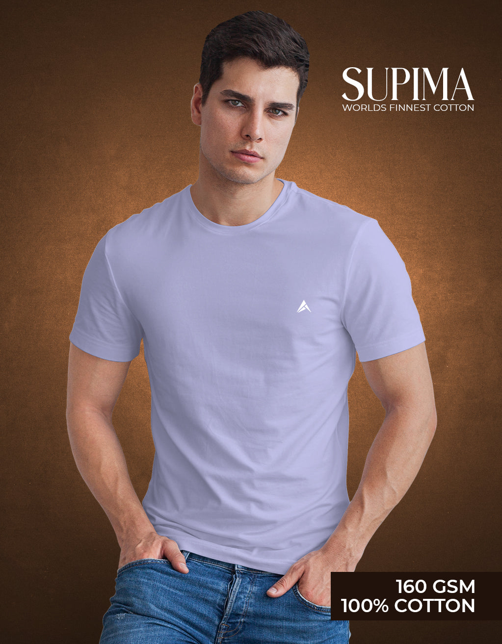 Men's Supima T-Shirt (Lavender)