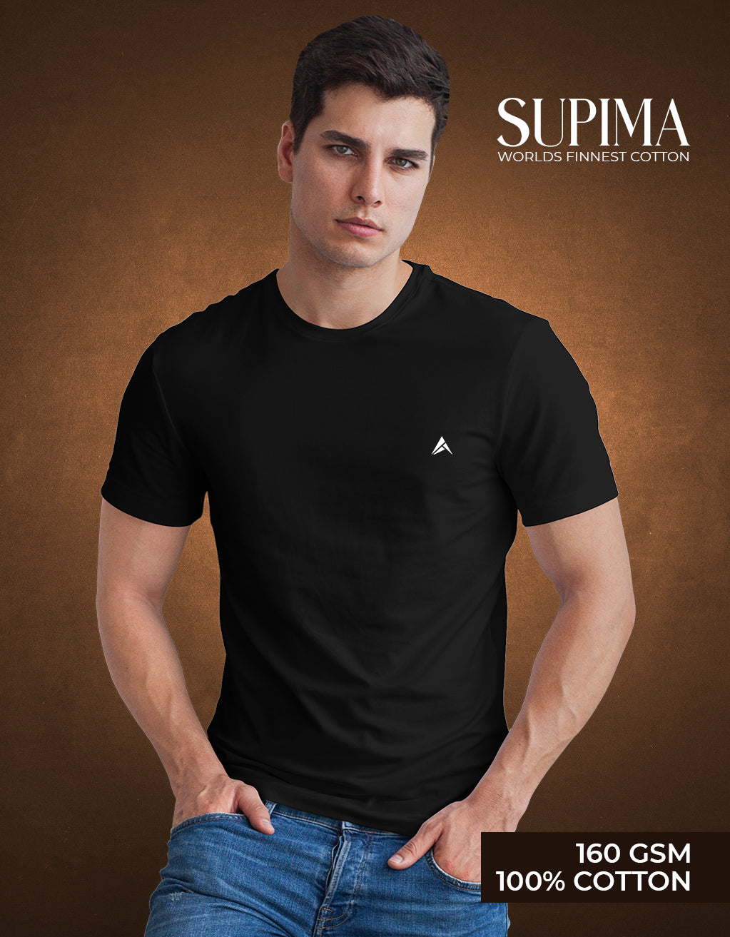 Men's Supima T-Shirt (Black)