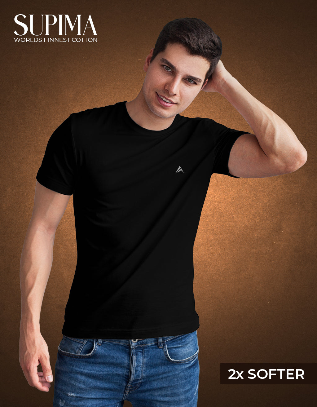 Men's Supima T-Shirt (Black)
