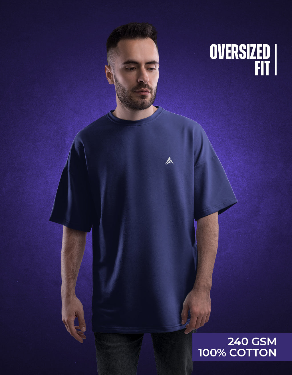 Men's Oversized T-Shirt (Royal Blue)