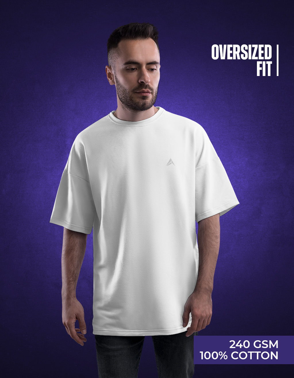 Men's Oversized T-Shirt (White)