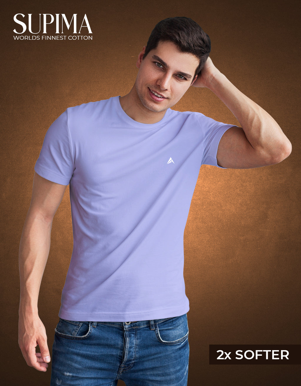 Men's Supima T-Shirt (Lavender)