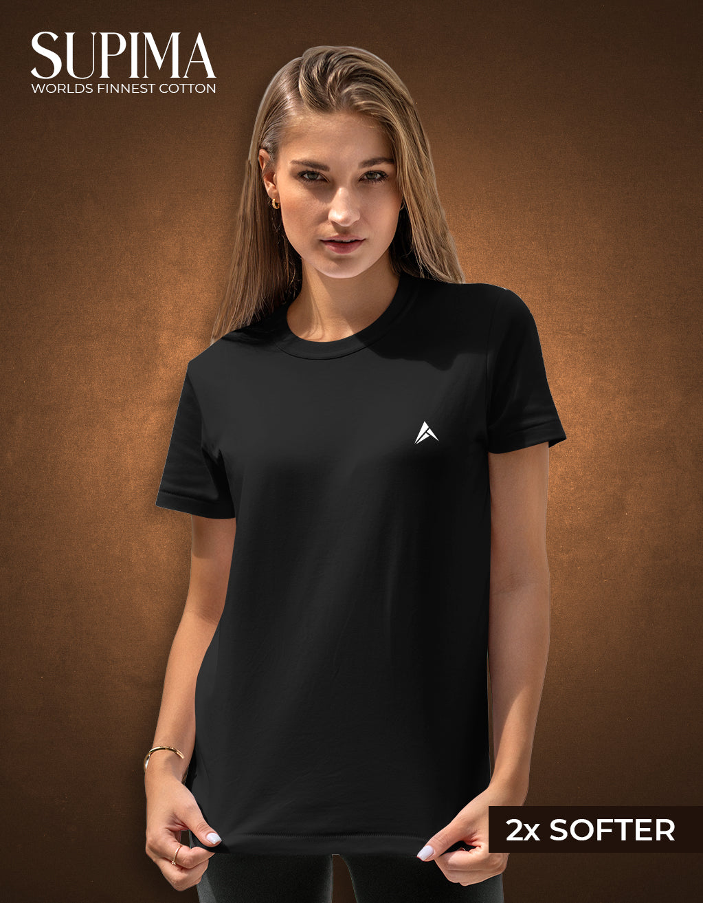 Women's Supima T-Shirt (Black)