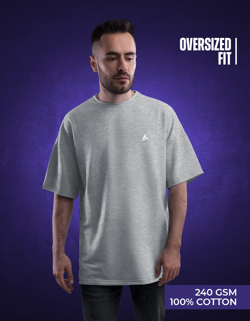 Men's Oversized T-Shirt (Grey)