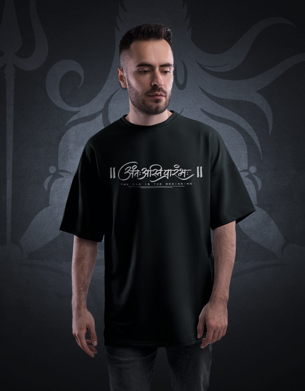 Antya Aarambh Oversized Unisex T-shirt