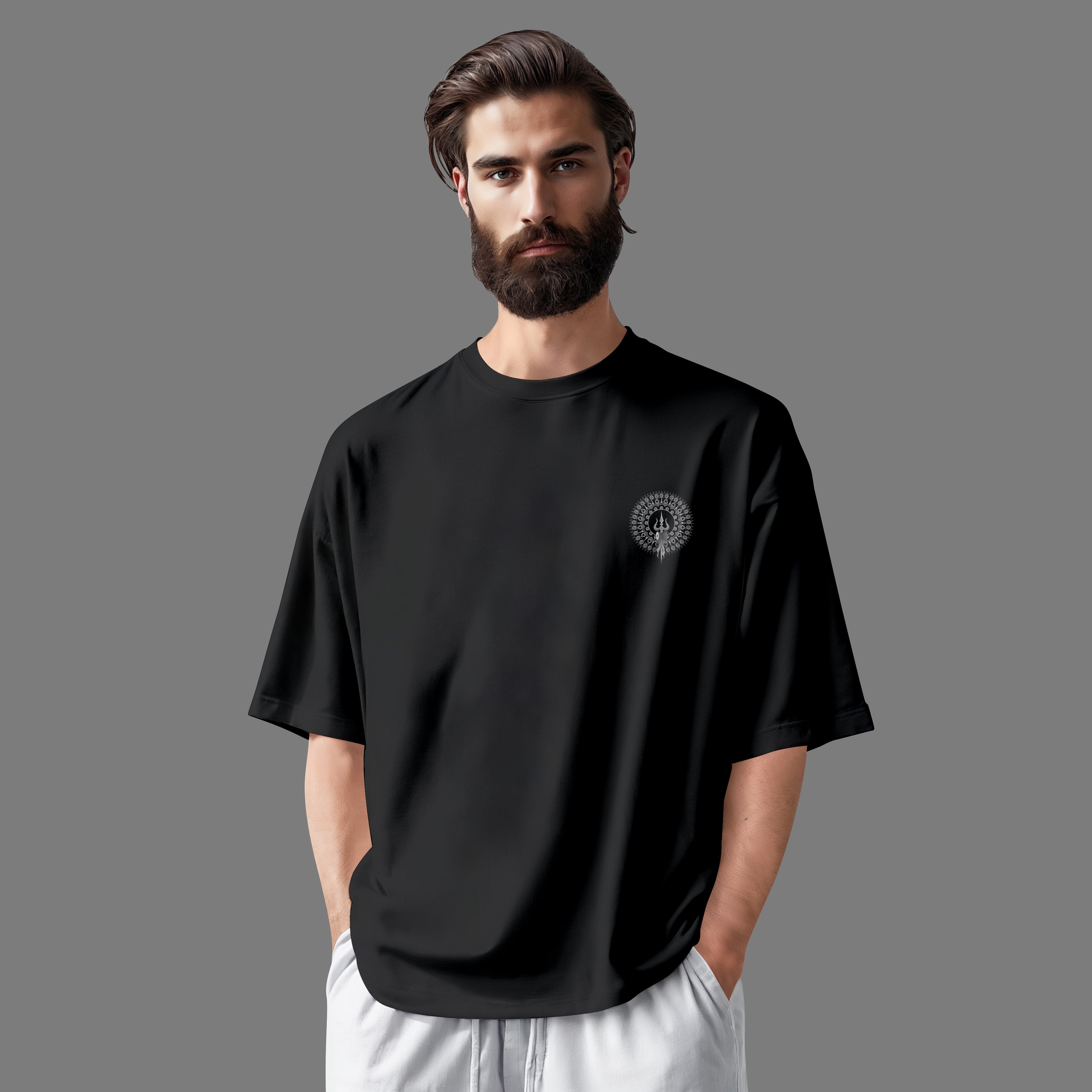 Mandala Mahadev Oversized Unisex T-shirt