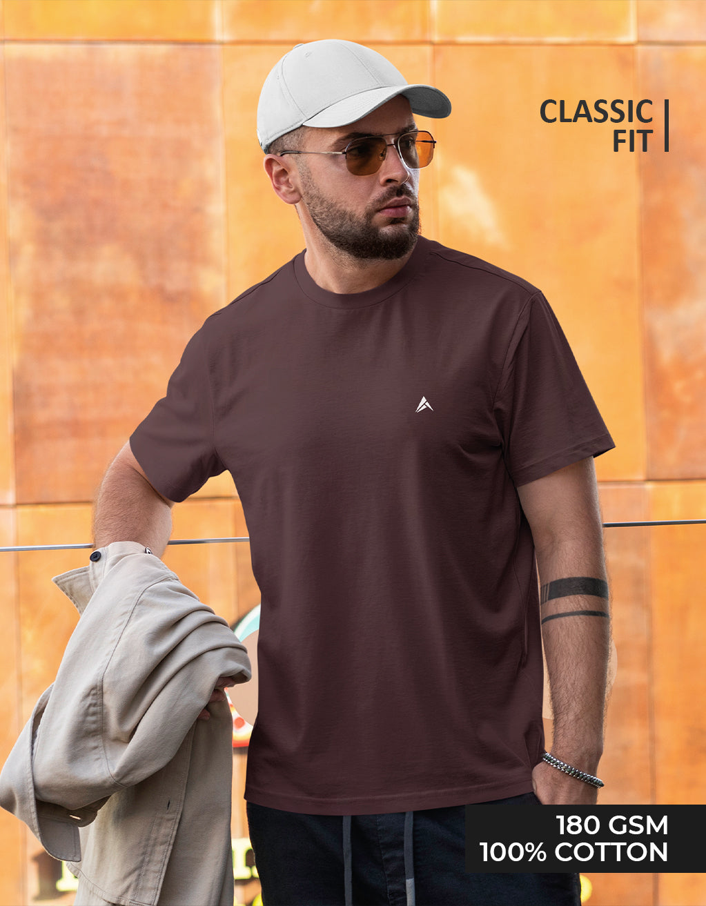 Men's Classic T-Shirt (Maroon)