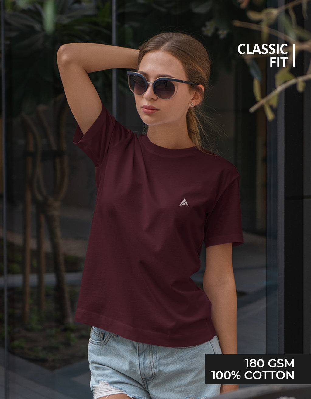 Women's Classic T-Shirt (Maroon)