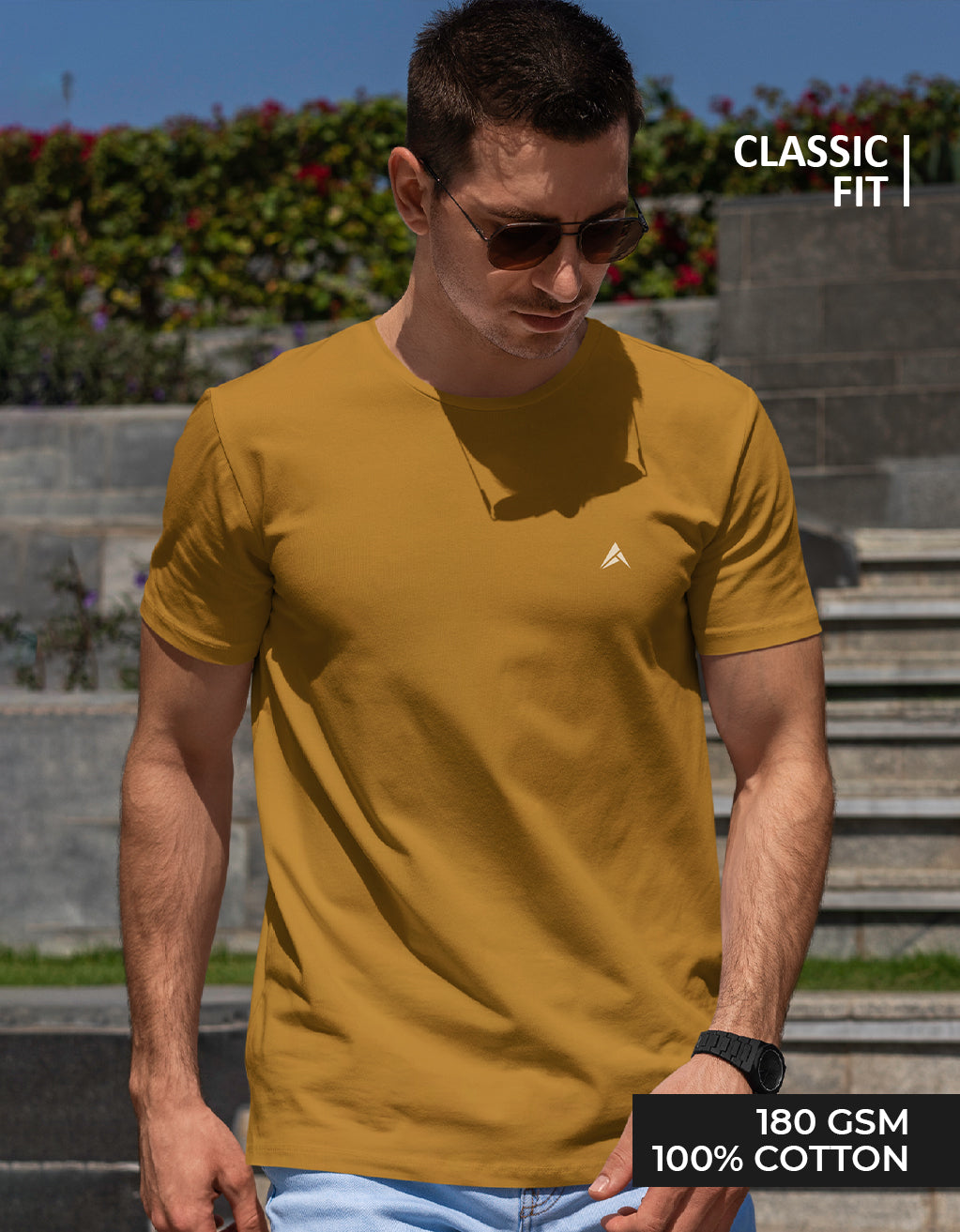 Men's Classic T-Shirt (Mustard Yellow)
