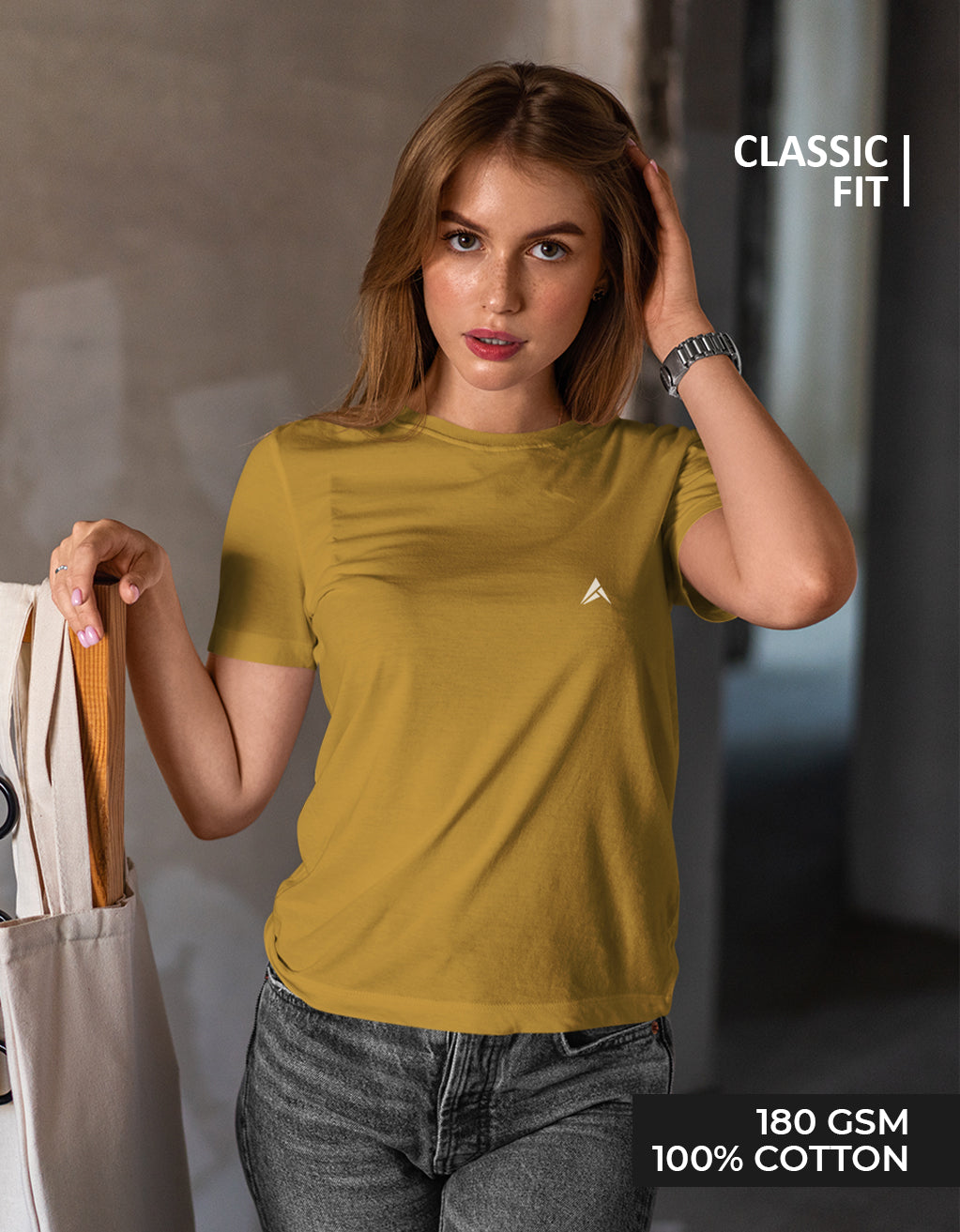 Women's Classic T-Shirt (Mustard Yellow)
