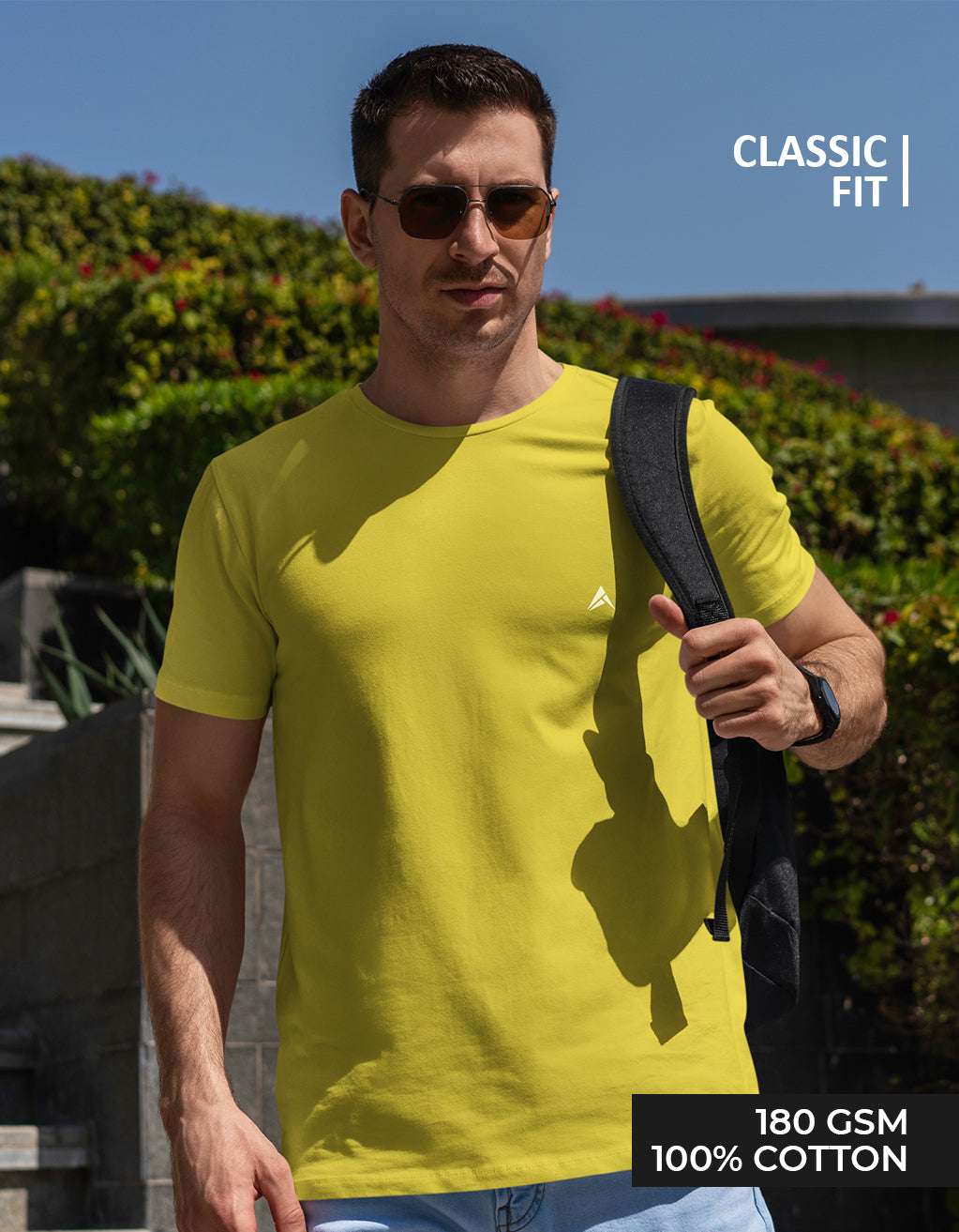 Men's Classic T-Shirt (New Yellow)