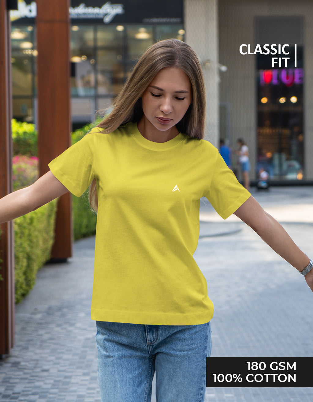 Women's Classic T-Shirt (New Yellow)