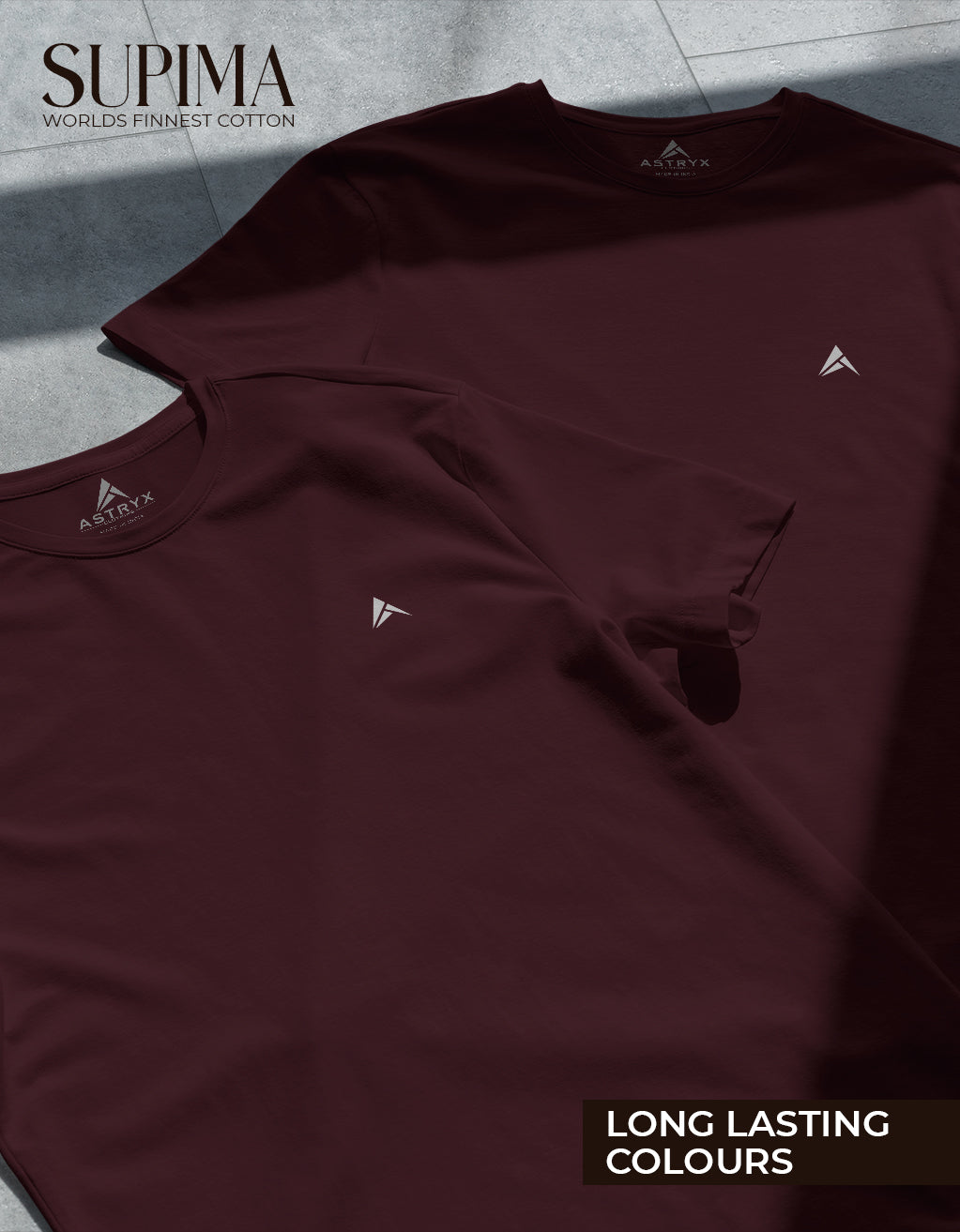 Women's Supima T-Shirt (Maroon)