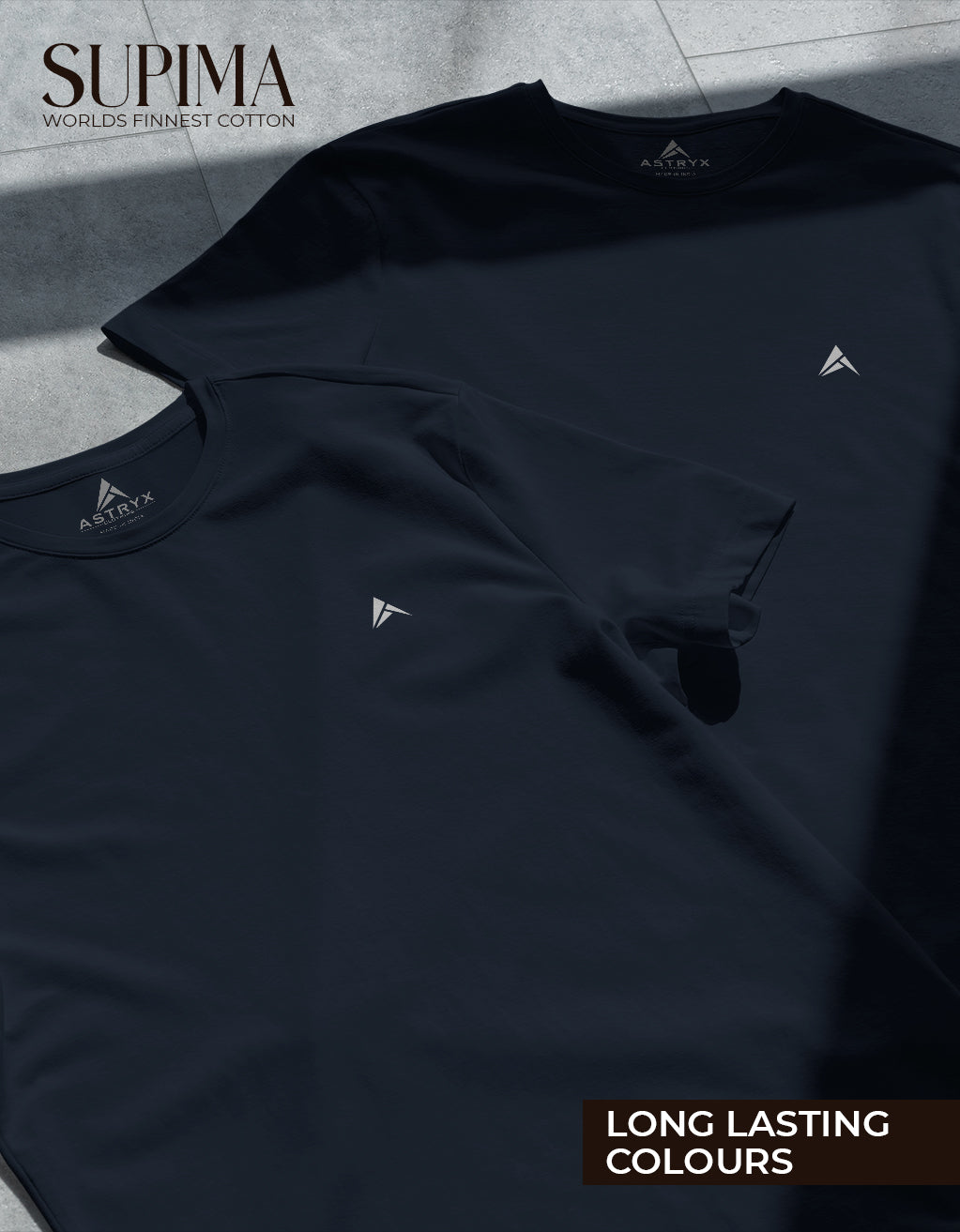 Women's Supima T-Shirt (Navy Blue)
