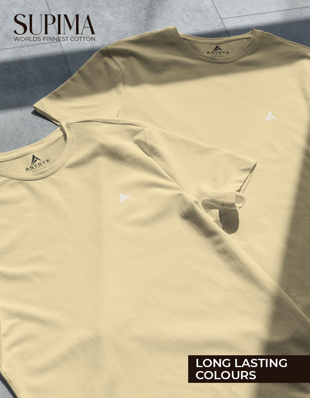 Women's Supima T-Shirt (Beige)