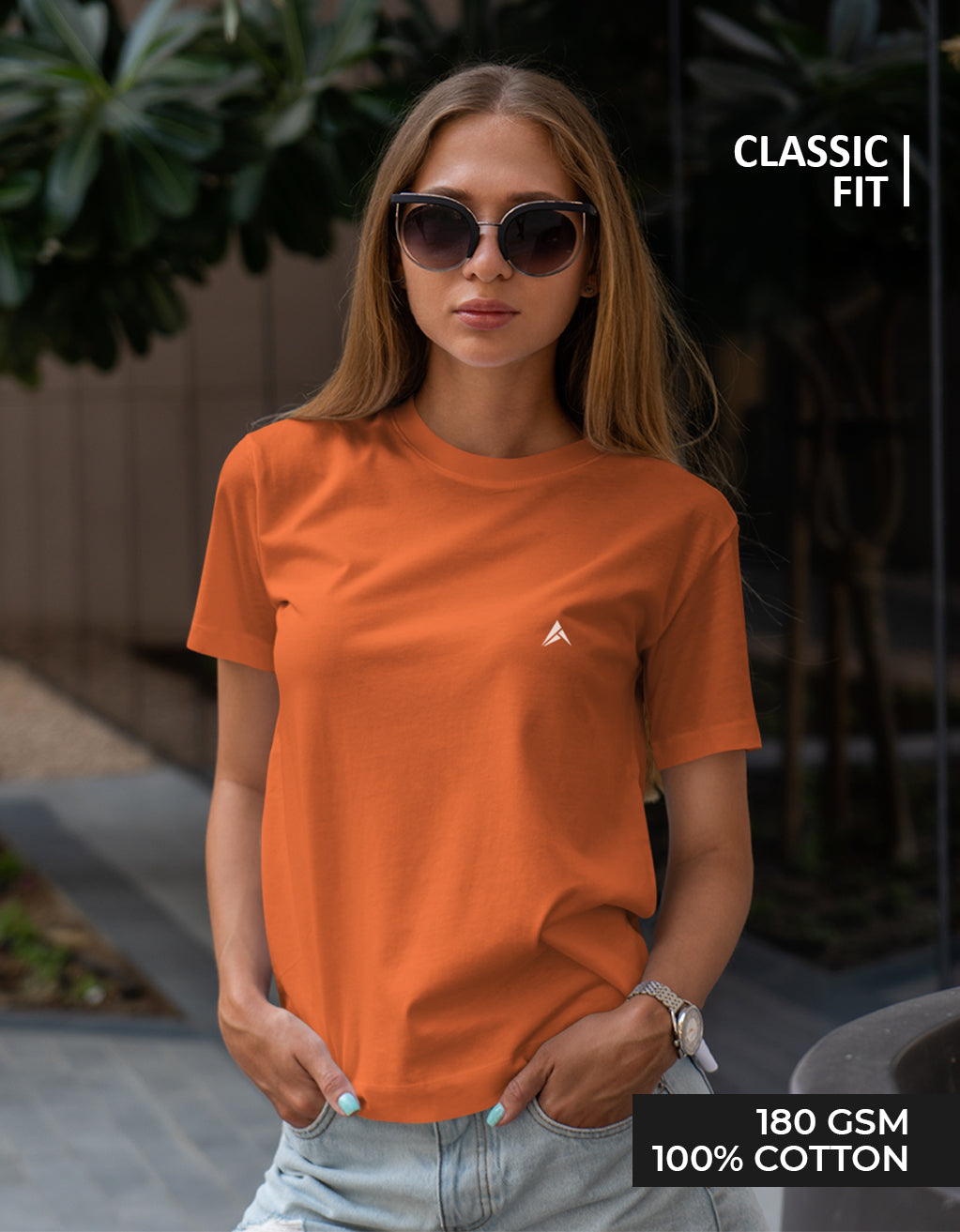 Women's Classic T-Shirt (Orange)