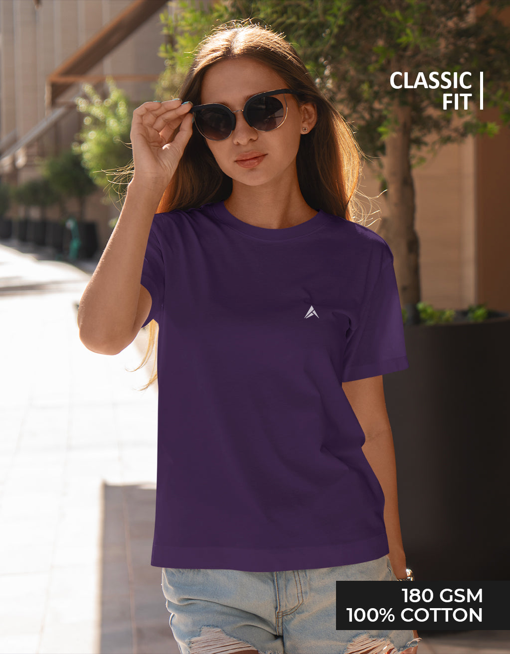 Women's Classic T-Shirt (Purple)